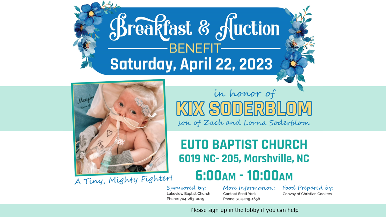 Kix Soderblom Benefit Breakfast & Auction
